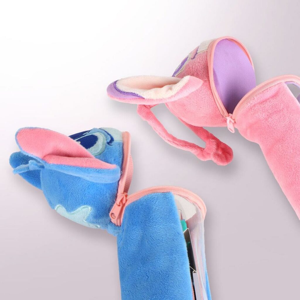 Κασετίνα με Aξεσουάρ Stitch Ροζ
