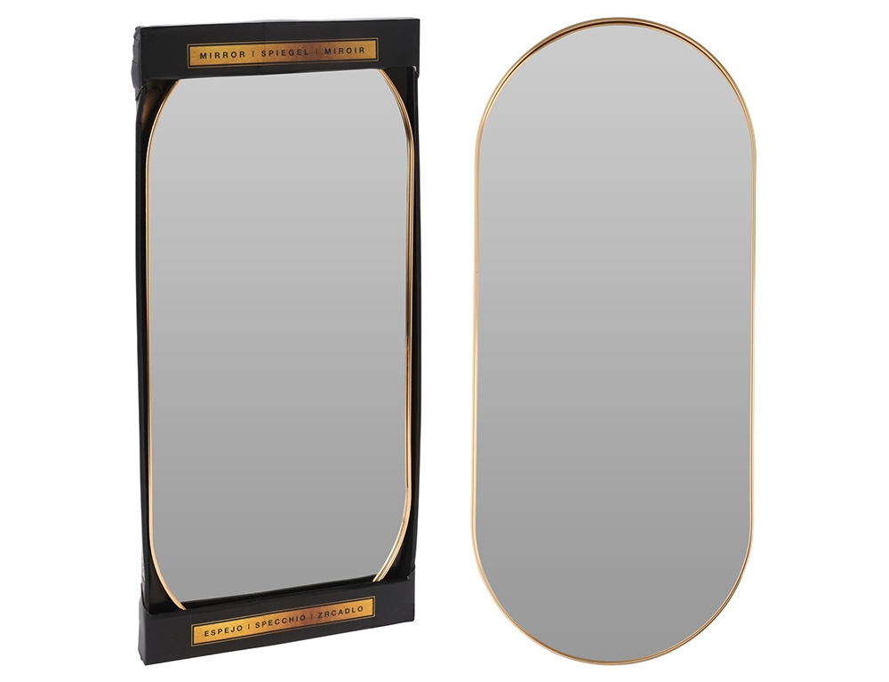 Καθρέπτες Mirror Gold 72X32X1.5Cm Hz1954750