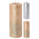 Κεριά & Κηροπήγια Candle Pillar Wax 7X17Cm 2Ass Acc690670