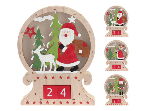 Μαγικά Ημερολόγια Advent Calendar Clock With Led Dh8065340
