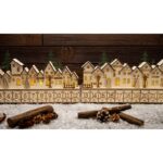 Μαγικά Ημερολόγια Wooden House Advent Led (F1)