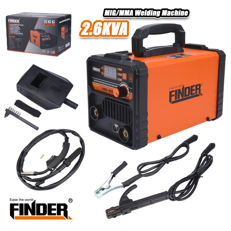 Μηχάνημα ηλεκτροκόλλησης - Inverter - 200Α - MIG/MMA - Finder - 197397