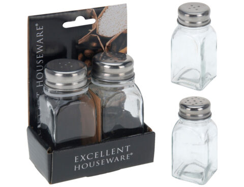 Μύλοι Και Δοχεία Μπαχαρικών Pepper And Salt Shaker Eh Glass 170423510