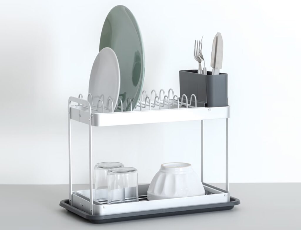 Οργάνωση Νεροχύτη 2 Tiers Dish Drainer Alux Five 190023