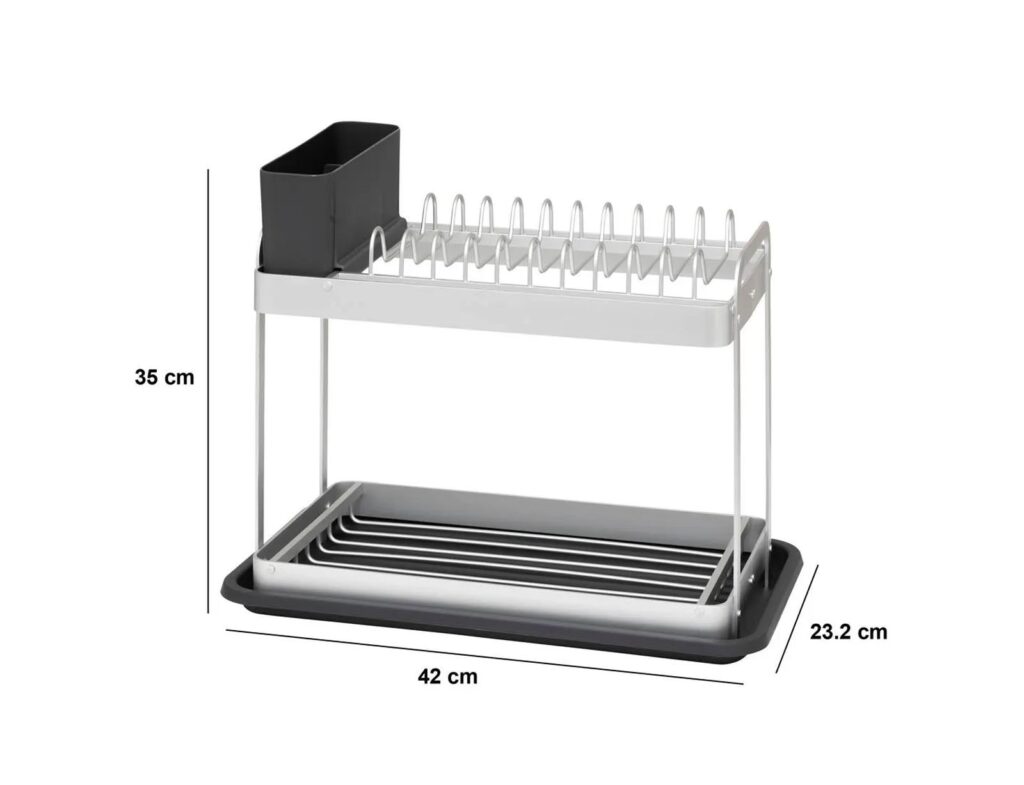 Οργάνωση Νεροχύτη 2 Tiers Dish Drainer Alux Five 190023