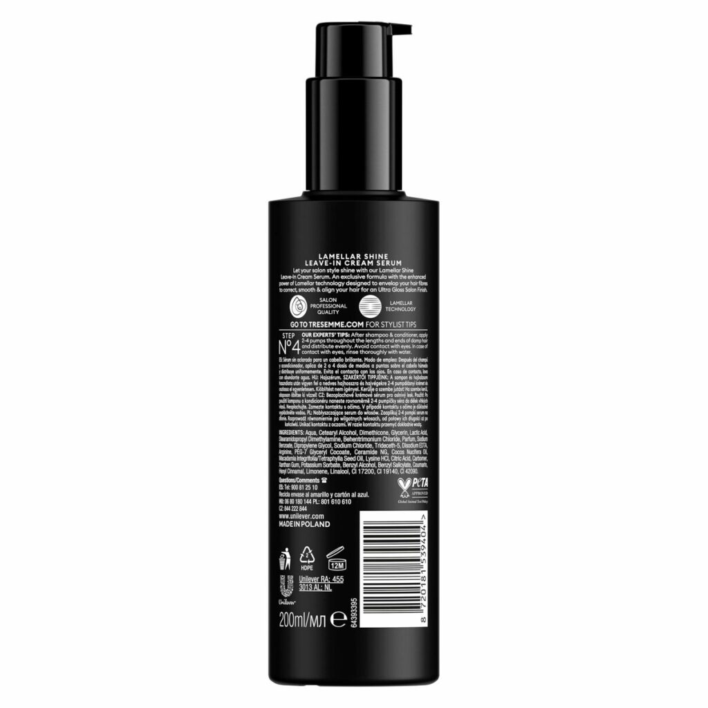 Ορός Mαλλιών Tresemme LAMELLAR SHINE 200 ml