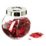 Παιχνιδιάρικα Στοιχεία Για Κάθε Γωνιά Του Σπιτιού Shiny Table Deco Jar - Red  Atmosphera 147139Rg