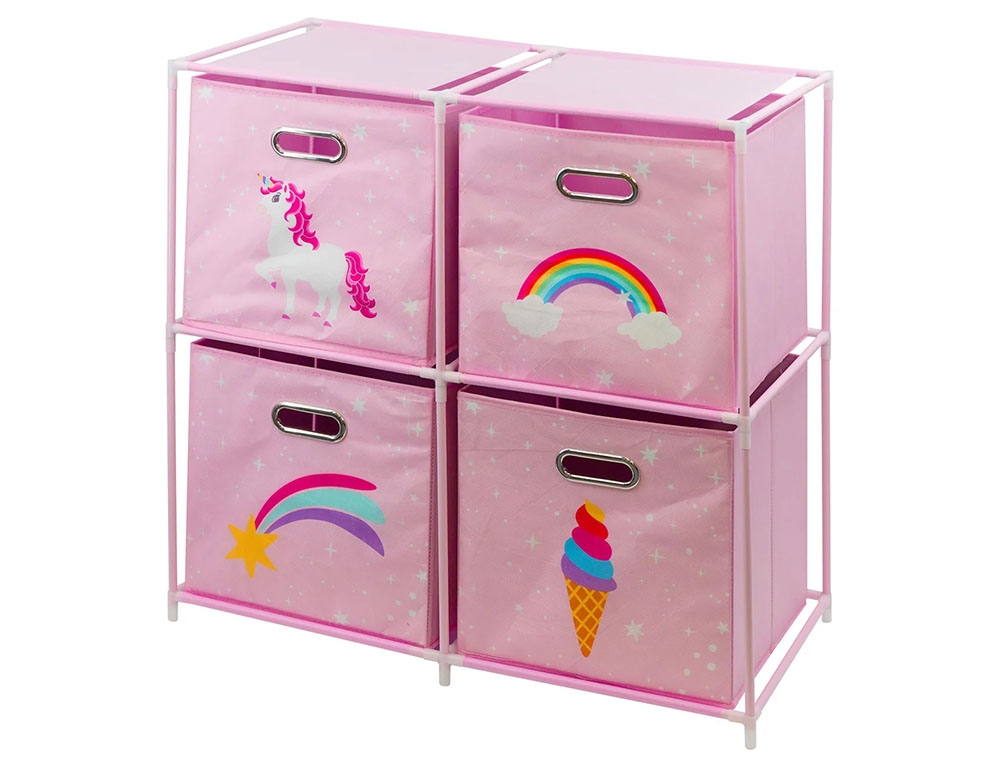 Παιδικό Δωμάτιο & Διακόσμηση Drawer Cabinet 4 Storage Boxes C80653200