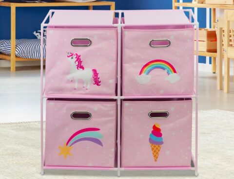 Παιδικό Δωμάτιο & Διακόσμηση Drawer Cabinet 4 Storage Boxes C80653200