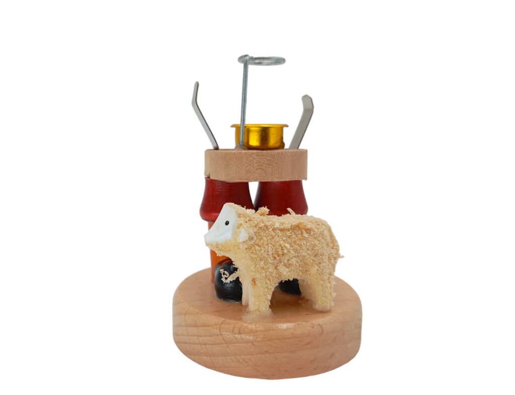 Παραδοσιακοί Ξύλινοι Smokers Smoke Figure Wood 7X15X6Cm (10040744) 30102-14