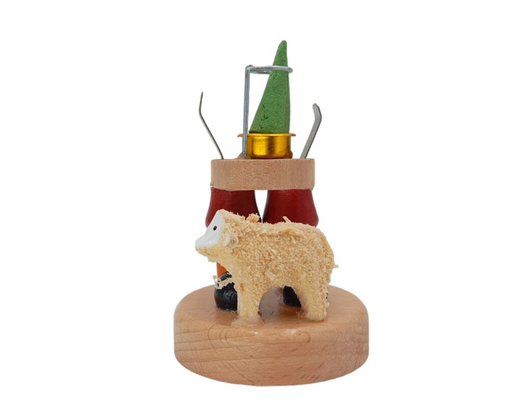 Παραδοσιακοί Ξύλινοι Smokers Smoke Figure Wood 7X15X6Cm (10040744) 30102-14