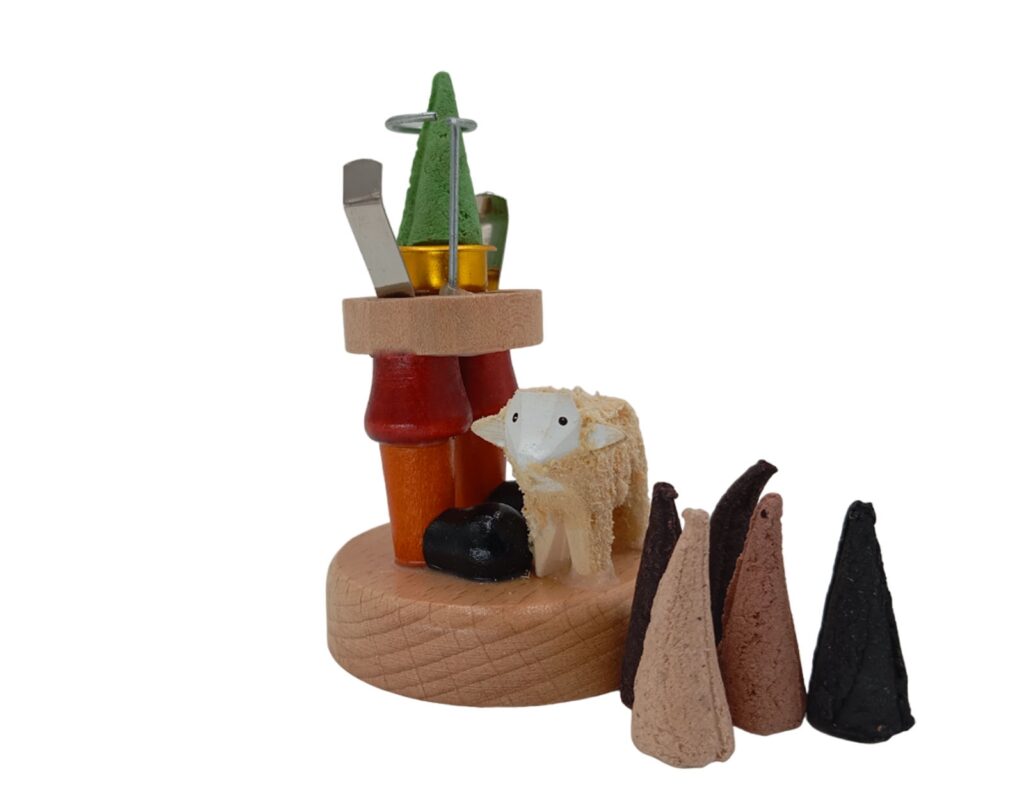 Παραδοσιακοί Ξύλινοι Smokers Smoke Figure Wood 7X15X6Cm (10040744) 30102-14