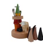 Παραδοσιακοί Ξύλινοι Smokers Smoke Figure Wood 7X15X6Cm (10040744) 30102-14