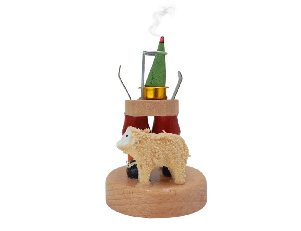 Παραδοσιακοί Ξύλινοι Smokers Smoke Figure Wood 7X15X6Cm (10040744) 30102-14