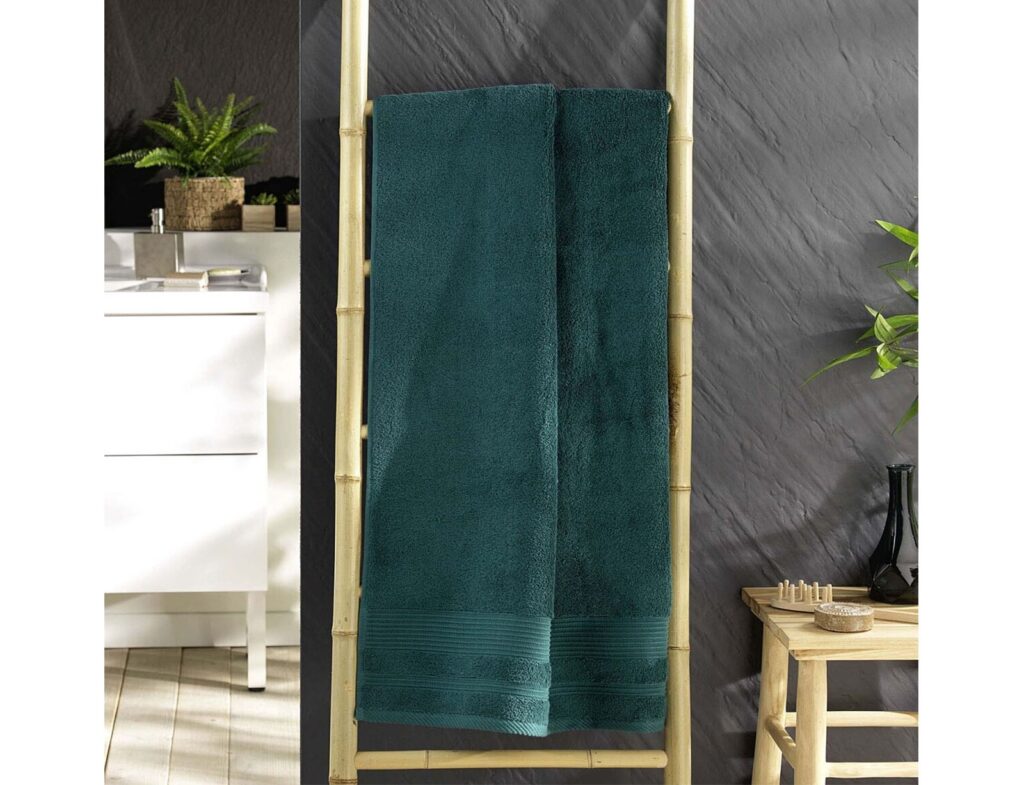 Πετσέτα Σώματος Douceur D'intérieur - 70X130Cm - Πράσινο
