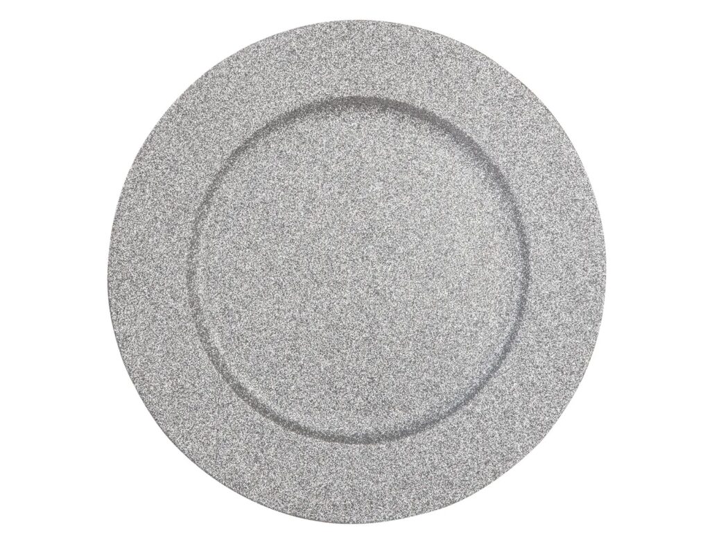 Πιάτα - Σετ Δείπνου/Καφέ Glitter  Pres Round Plate Silv 147108Ar
