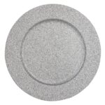 Πιάτα - Σετ Δείπνου/Καφέ Glitter  Pres Round Plate Silv 147108Ar