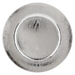 Πιάτα - Σετ Δείπνου/Καφέ Pres. Wood Round Plate Silver 129812Ar