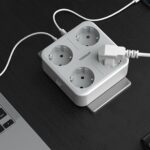 Πολύμπριζα Tessan Wall Socket Ts-302-De-C
