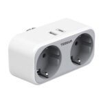 Πολύμπριζα Tessan Wall Socket Ts-Ws02De00