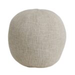 Πουφ Ptmd Sanah - 30X30Cm - Κρεμ