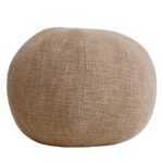 Πουφ Ptmd Sanah - 40X35Cm - Καφέ