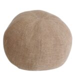 Πουφ Ptmd Sanah - 40X35Cm - Καφέ