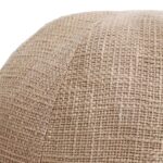 Πουφ Ptmd Sanah - 40X35Cm - Καφέ
