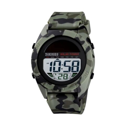 Ψηφιακό ρολόι χειρός ηλιακό - Skmei - 1592 - Army Green