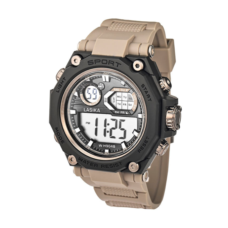 Ψηφιακό ρολόι χειρός - LS9048 - Lasika - 817339 - Beige