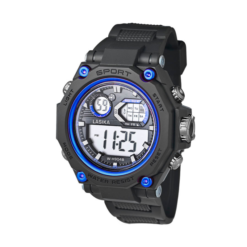 Ψηφιακό ρολόι χειρός - LS9048 - Lasika - 817339 - Black/Blue