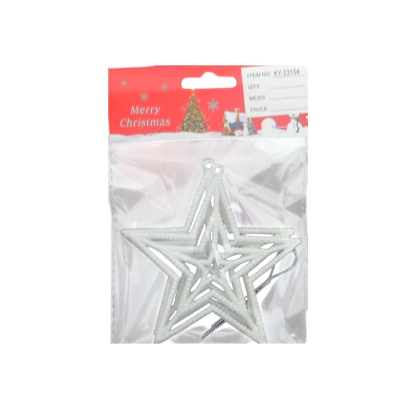 Σετ Χριστουγεννιάτικα στολίδια - 10cm - 2pcs - 231543