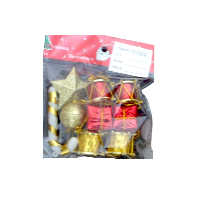 Σετ Χριστουγεννιάτικα στολίδια - 9pcs - 232304