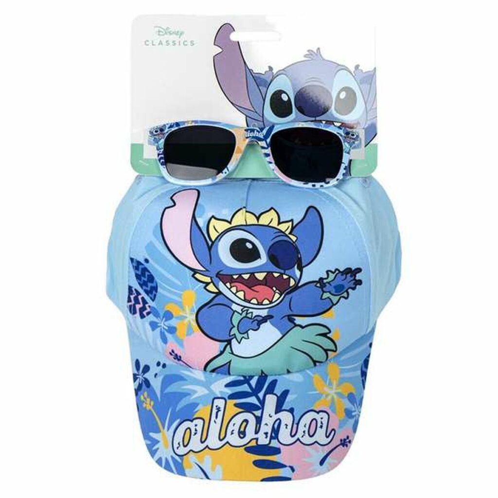 Σετ καπέλου και γυαλιών ηλίου Stitch 2 Τεμάχια Παιδικά