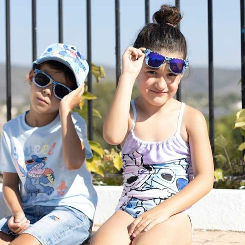 Σετ καπέλου και γυαλιών ηλίου Stitch 2 Τεμάχια Παιδικά