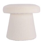 Σκαμπό & Πουφ Footstool Mushroom 43Cm White Aak400100