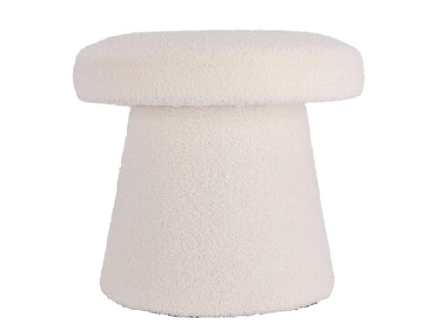 Σκαμπό & Πουφ Footstool Mushroom 43Cm White Aak400100