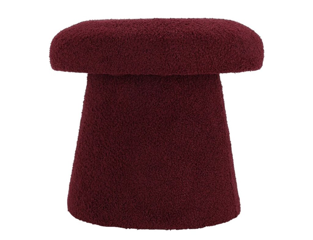 Σκαμπό & Πουφ Footstool Mushroom Burgundy Aak400130