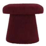 Σκαμπό & Πουφ Footstool Mushroom Burgundy Aak400130