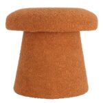Σκαμπό & Πουφ Footstool Mushroom Teddy Brown Aak400120