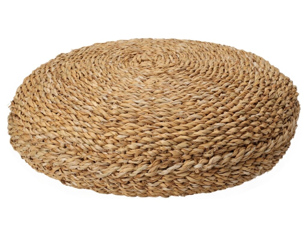 Σκαμπό & Πουφ Pouf Round Natural 40X40X15Cm Bd2000070