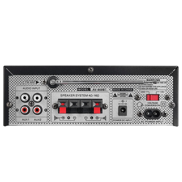 Στερεοφωνικός ραδιοενισχυτής - 660BT - 996604