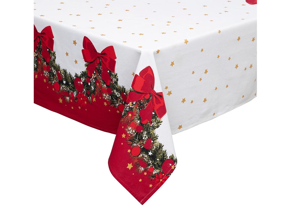 Τραπεζομάντηλα & Πετσέτες Δειπνου Garland Cot Tablecloth 140X360 Atmosphera 199255
