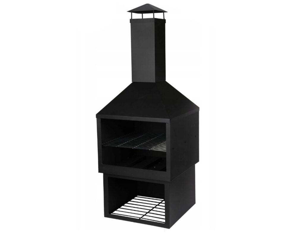 Τζακια Και Εστίες Φωτιάς Βεράντας - Κήπου Chimney Fireplace Metal H118Cm Cm7000290