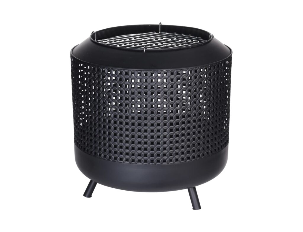 Τζακια Και Εστίες Φωτιάς Βεράντας - Κήπου Fire Basket 50X50X51Cm Black Fb8200820