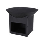 Τζακια Και Εστίες Φωτιάς Βεράντας - Κήπου Fire Bowl Base D57Cm Black Fb8000100