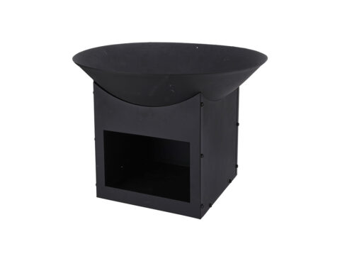 Τζακια Και Εστίες Φωτιάς Βεράντας - Κήπου Fire Bowl Base D57Cm Black Fb8000100