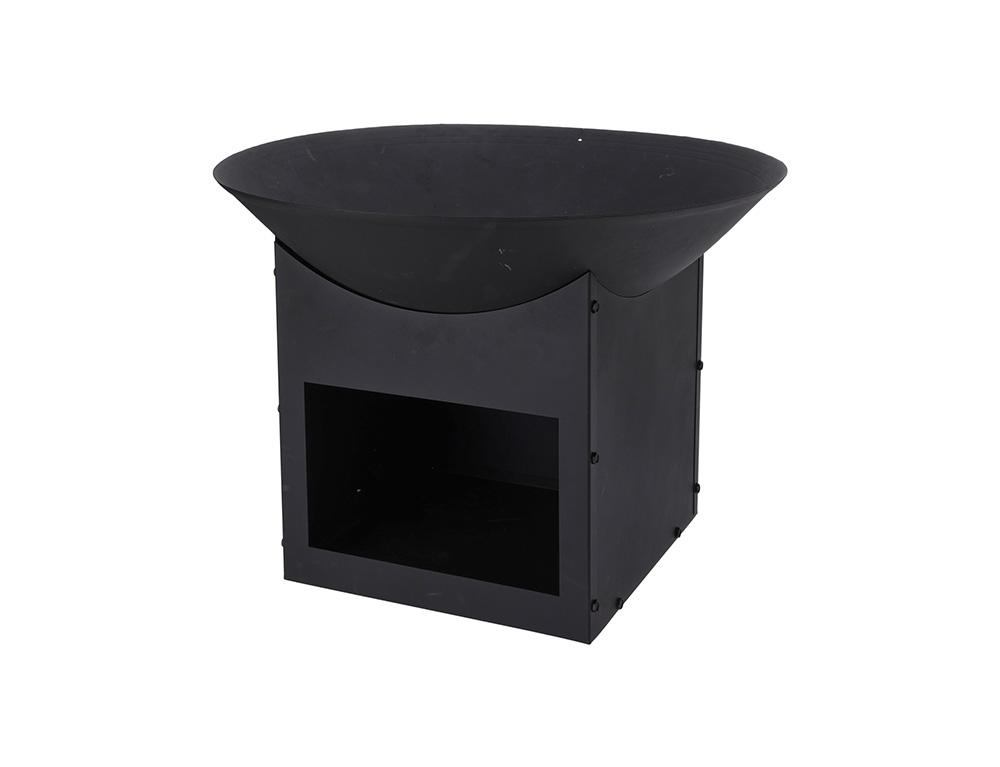 Τζακια Και Εστίες Φωτιάς Βεράντας - Κήπου Fire Bowl Base D57Cm Black Fb8000100