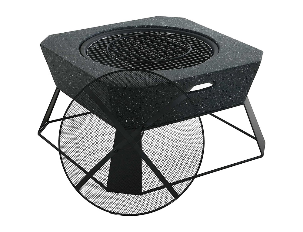 Τζακια Και Εστίες Φωτιάς Βεράντας - Κήπου Fire Bowl Mgo Bbq Rack Cm7000250