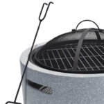 Τζακια Και Εστίες Φωτιάς Βεράντας - Κήπου Fire Bowl Mgo With Bbq Rack Cm7000140